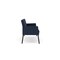 Lesro Mystic Lounge Reception Sofa, Black, RF Blueberry Back, MD Ink Seat, RF Blueberry Arm Panels ML1601 - alternate 2
